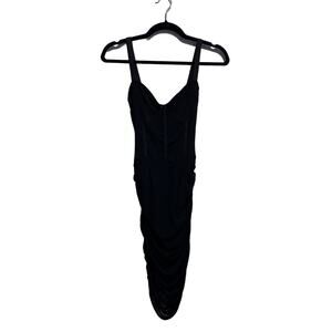 Pretty Little Thing Black Mesh Bodycon Mini Dress